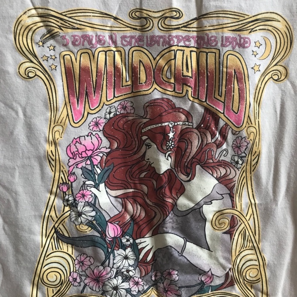 SOLD OUT Boho Gypsy Wild Child Retro Vintage T-Shirt - Picture 5 of 5